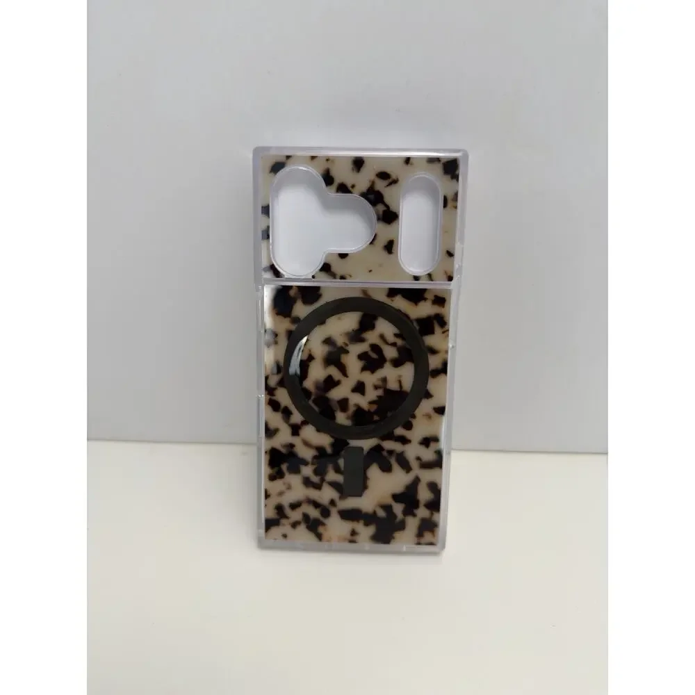 FLAUNT Square Case for Apple iPhone 17 Pro Blonde Tortoise Shell OPEN NEW